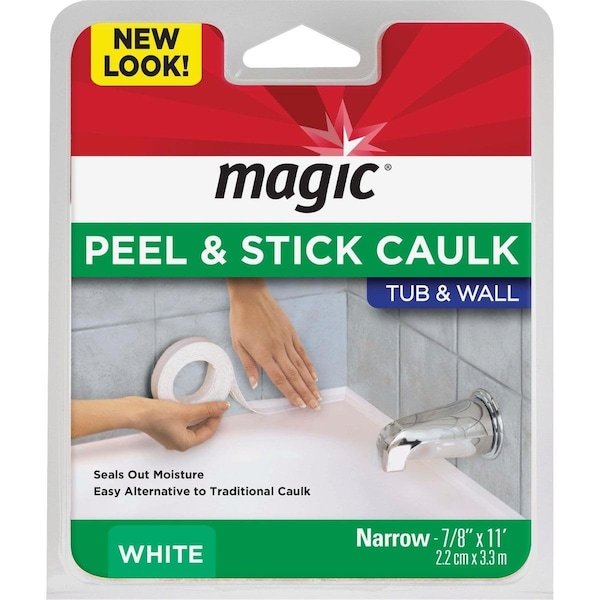 Magic 7/8 In. x 11 Ft. White Caulk Strip 3014 - main